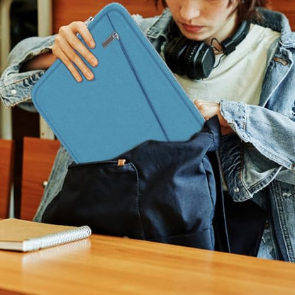 15.6 inch Laptop Sleeve, Slim Computer Carrying Bag Protective Cover Briefcase with Front Pocket, Durable Laptop Case for 15-16 Inch HP, Dell, Lenovo, Asus- Sky Blue - color: Sky Blue, size: 15.6 Inch
