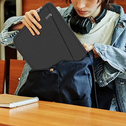 15.6 inch Laptop Case, Durable Computer Carrying Bag Protective Case Briefcase Handbag with Front Pocket, Laptop Sleeve Cover for 15.6 Inch HP, Dell, Lenovo, Asus, Notebook, Grey - color: Grey, size: 15.6 Inch