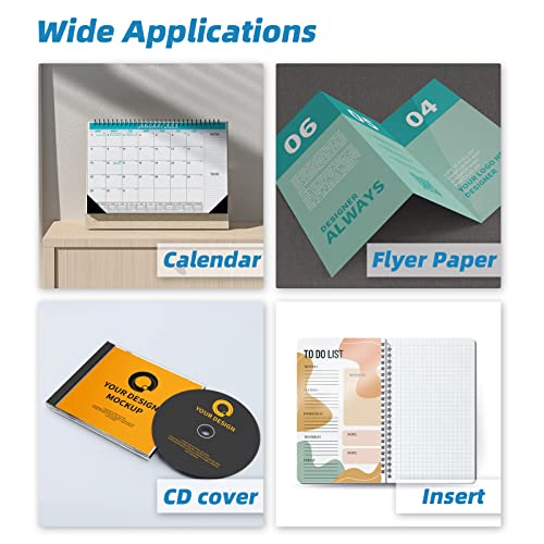 Uinkit Double Sided Glossy Photo Paper 8.5 x 11, 100 Sheets, 37 lb / 140gsm / 6.5mil, Thin Inkjet Paper for Dye Ink, Fast Dry for Brochures, Flyers, Menus, Chip Bags & Craft Prints - size: 8.5 x 11 x Glossy