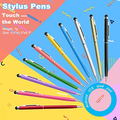 Stylus Pens anngrowy Stylus Pen for Touch Screens Capacitive Stylus Ballpoint Pen Stylus for ipad iphone 6/6s 6Plus 6s Plus 7/7s 8/8 Plus x Kindle Touch Samsung Galaxy S5 S6 S7 S8 Plus - color: 10 pack