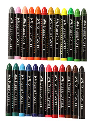 Faber-Castell Faber Castell Jumbo Wax Crayons - 24 Shades