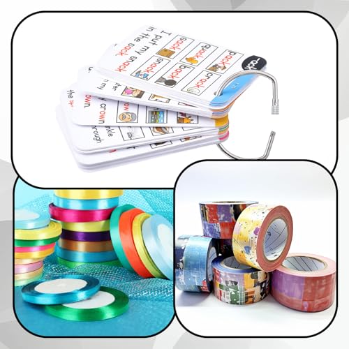 Dunzoom 8 Pack 2 Inch Loose Leaf Binder Rings Metal D-Shaped Rings with Nickel Plated Steel for Index Cards Keychain Washi Tape Receipts Memos Files DIY Photos Craft Supplies - size: 2 Inch