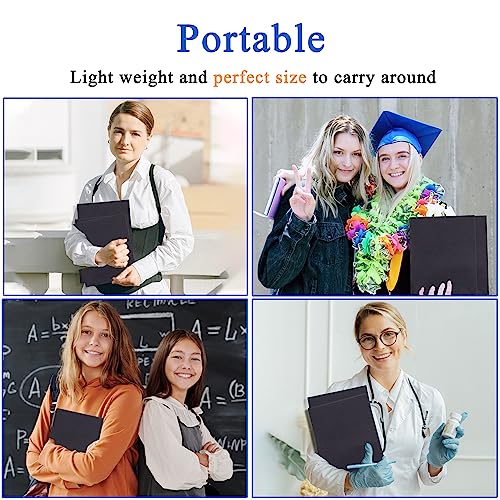 Zzrywuty 50 Packs Two Pocket File Folders with Business Card Slot,Letter Size,Holds 100 Sheets for School,Office,Business,Black - color: Black-50pcs