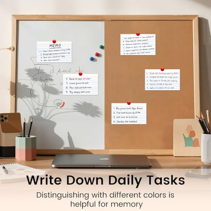 Index Cards 3x5 Inch, 300sheets, Flash Cards,Ruled Lined White Note Cards Paper For Studying, Schools Supplies, College, Office And Home Organization, Note Taking Supplies - color: White-6