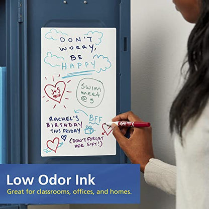 EXPO 86661 Low-Odor Dry Erase Markers, Fine Point