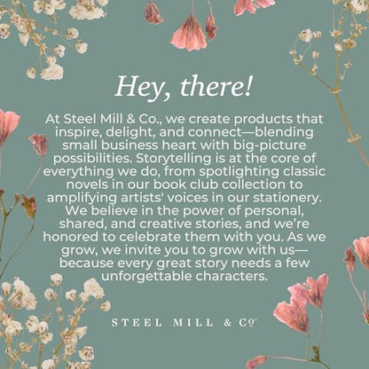 Steel Mill & Co Cute Large Spiral Notebook College Ruled, 11" x 9.5" with Durable Hardcover and 160 Lined Pages, Pastel Brush Strokes - color: Pastel Brush Strokes