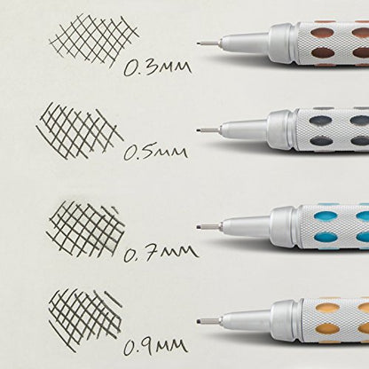Pentel GraphGear 1000 Automatic Drafting Pencil (0.3mm), Black Accents, 1 Each (PG1013G) - color: 1 Pack, style: 0.3mm