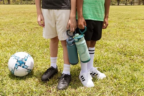ZULU Powerfill Pro 18oz Kids Stainless Steel Water Bottle with Quick Fill Lid, Triple Wall Vacuum Insulated, Leak Proof Locking Lid, Sip & Chug, Reusable, BPA Free, Dishwasher Safe, Midnight Storm - color: Midnight Storm