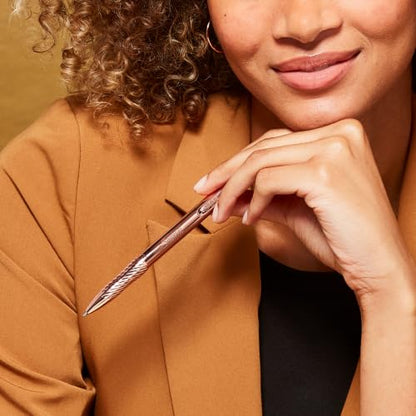 Sharpie S-Gel Pens, Copper Metal Body, Medium Point (0.7mm), Black Gel Ink, Includes 2 Pens and 2 Additional Ink Refills - size: 1 Count (Pack of 2)