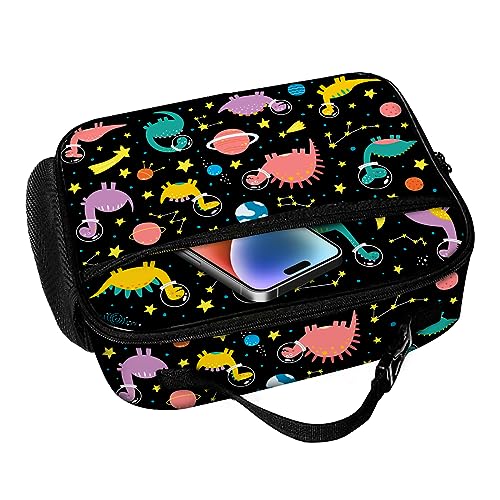 Dinosaur Lunch Bag Reusable Insulated Lunch Box Keep Food Cooler Thermal Lunch Tote for Women Men - color: Dinosaur