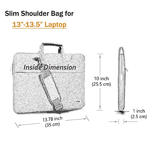 Hseok Laptop Shoulder Bag 13 13.3 14 Inch Case Compatible with MacBook Pro/Neo 14" M5/M4/M3/M2/M1,Mac Air/pro/Neo 13" and Most 13 13.3 14 Notebooks,Spill-Resistant Briefcase,Butterfly - color: Butterfly, size: 13-13.5 inch