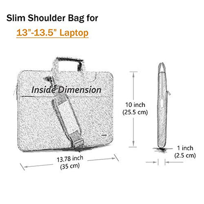 Hseok Laptop Shoulder Bag 13 13.3 14 Inch Case Compatible with MacBook Pro/Neo 14" M5/M4/M3/M2/M1,Mac Air/pro/Neo 13" and Most 13 13.3 14 Notebooks,Spill-Resistant Briefcase,Butterfly - color: Butterfly, size: 13-13.5 inch