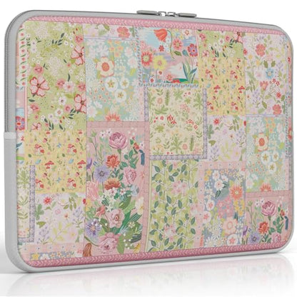 iCasso Laptop Sleeve 15.6 inch, Compatible with MacBook Air 15 inch, Cute Shockproof Laptop Case 15.6'', Slim Protective Travel Carrying Case for MacBook Pro 16, Lenovo Dell Asus HP, Pink - color: A-Pink Puzzle, size: 15-16 Inch
