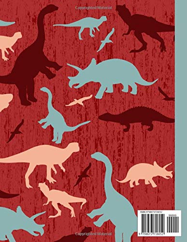 Primary Composition Notebook: Dinosaur Era Handwriting Practice Paper With Dotted Mid Line And Drawing Space For Grades K-2 | Dinosaur Era Draw And Write Journal For Kids | 120 Pages | 8.5 x 11 In