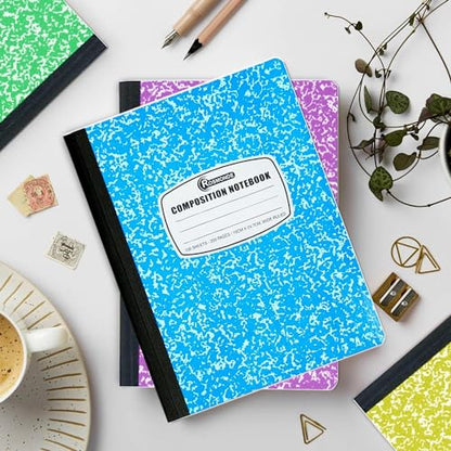 Rosmonde 2000 Pack (Pallet) Composition Notebooks Bulk, Wide Ruled, Full Pallet of Composition Notebooks, 200 Pages (100 Sheets), 9-3/4 x 7-1/2, Bulk Notebooks for School & Office, 4-7 Days Transit - size: 2000 Pack | Full Pallet