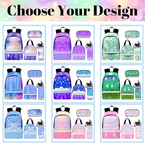 Custom Girl Backpacks Cute Black Girl Backpack with Kid's Name Personalized Insulated Lunch Bags Customize School Backpack for Girls Shoulder Bags for Students Back to School - color: Color 28