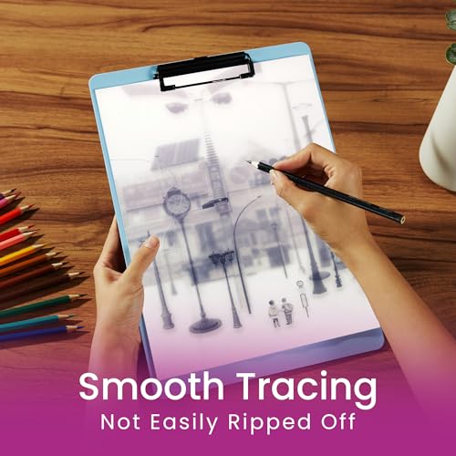 Tracing Paper 8.5x11 Inch - 500 Sheets 41lb/63gsm Transparent Trace Paper for Sketching, Preliminary Drawing, Drafting & Art Projects - Premium Translucent Tracing Paper for Pencil, Marker and Ink - size: 8.5" x 11" (500 Sheet)