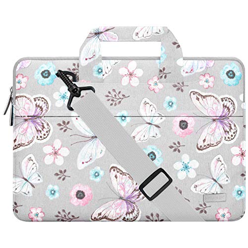Hseok Laptop Shoulder Bag 13 13.3 14 Inch Case Compatible with MacBook Pro/Neo 14" M5/M4/M3/M2/M1,Mac Air/pro/Neo 13" and Most 13 13.3 14 Notebooks,Spill-Resistant Briefcase,Butterfly - color: Butterfly, size: 13-13.5 inch