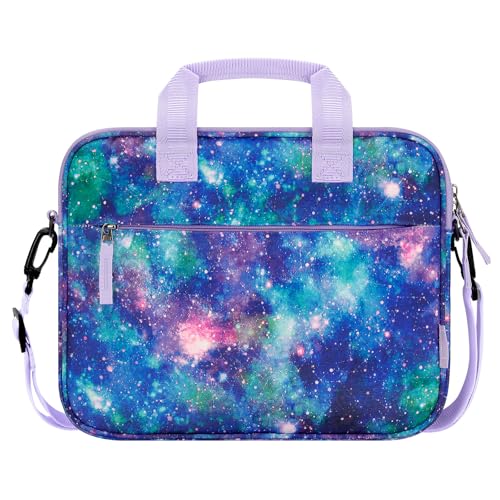 Choco Mocha Kids Tablet Sleeve Bag for Boys & Girls, (10-12.5Inch) - color: Galaxy-purple 12.5inch, size: 12.5inch(12.5 x 9.8 x 1.3)