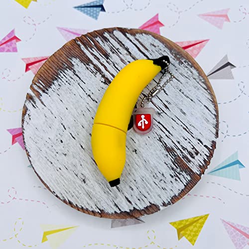 Funny Flash Drive - 16GB USB Drive - Novelty Flash Drive - Banana Thumbdrive (Banana) - color: Banana