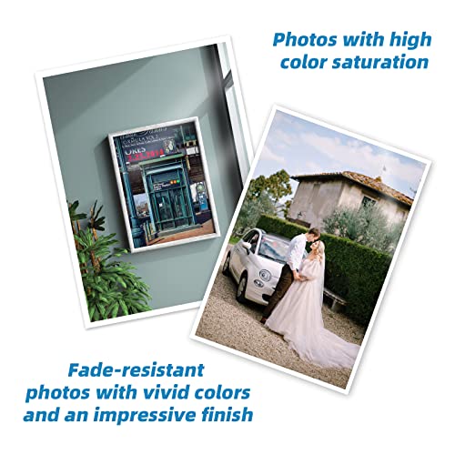Uinkit Double Sided Glossy Photo Paper 8.5 x 11, 100 Sheets, 37 lb / 140gsm / 6.5mil, Thin Inkjet Paper for Dye Ink, Fast Dry for Brochures, Flyers, Menus, Chip Bags & Craft Prints - size: 8.5 x 11 x Glossy