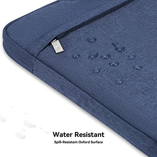 Voova Laptop Bag 17 17.3 Inch Waterproof Laptop Sleeve Case with Shoulder Straps & Handle, Computer Case Cover Slim Briefcase Compatible with 17-18” Hp Dell Asus Acer, Blue - color: Blue, size: 17-17.3 In