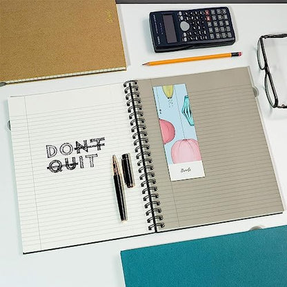 3 Packs Spiral Notebook, Spiral Ruled Journal with Hard Cover, 8.5" x 11", 240 Pages, 100 GSM Paper, Notebooks for Work School Note Taking - size: 8.5x11