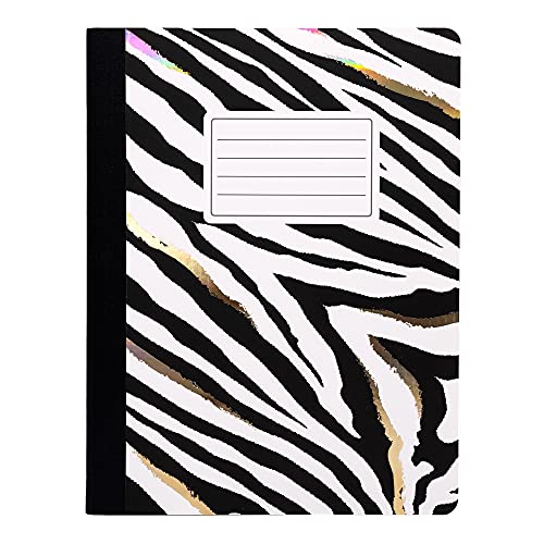 Pukka Pad, Composition Notebooks - 3 Pack of Journals Featuring 140 Pages of College Ruled 80GSM Paper with Sturdy Cover Stock - 9.75 x 7.5in - Wild - color: Wild, size: 3 Pack