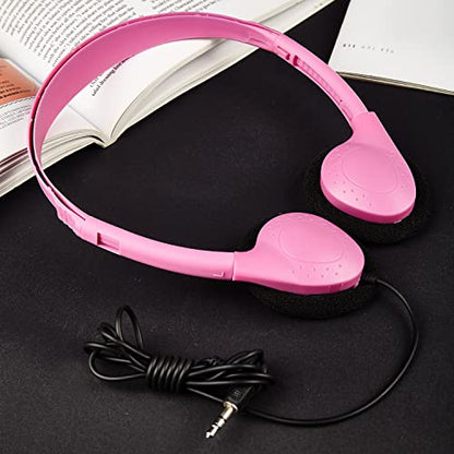 CN-Outlet 32 Pack Kids Headphones Bulk Multi Color for School Classroom Students Children Toddler Boys Girls Teen and Adult - color: 32 Mixed