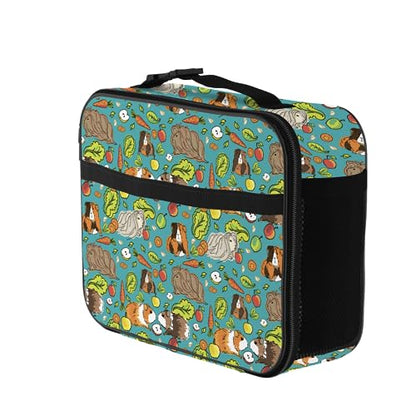 Guinea Pig Lunch Bag Reusable Insulated Lunch Box Keep Food Cooler Thermal Lunch Tote for Women Men - color: Guinea pig