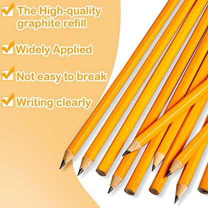 Epakh 800 Pieces #2 HB Pencils with Eraser, Unsharpened Graphite Wood Satin-smooth Finish Pencils Bulk for Office School Supplies