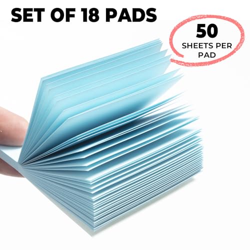M&G 18 Pads Sticky Notes 3x3 Inch, Self Sticky Notes 9 Soft Pastel Colors, Easy to Stick Self-Stick Note Pads, Office and School Supplies for Home, Desk, and Notebook Use, 50 Sheets/Pad - style: Pastel 9 Colors（900 Sheets）