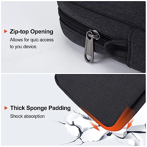 12.9 Inch Tablet Laptop Sleeve for Macbook Pro 14.2 Inch/Air 13.6"/Neo 13,Samsung Galaxy Tab S11 S10 S9 Ultra 14.6",iPad Pro 13 M5 M4/Air 13 M4 M3 M2/Pro 12.9 Carrying Case,Surface Laptop 13.8"-Black - color: Black