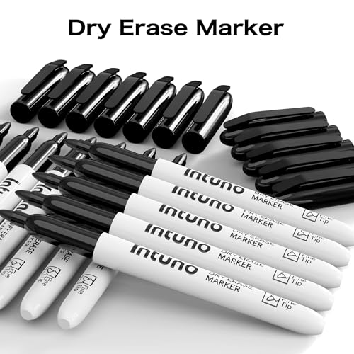 Dry Erase Markers, 108 Count Black, Fine tip, Low-Odor, Perfect for Office, Teaching, Meeting, Presentation, Classroom, Home