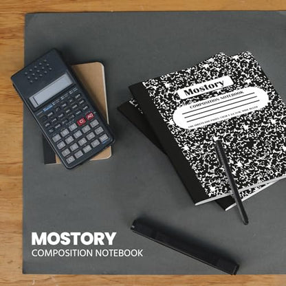 MOSTORY Pack of 1000 Bulk Composition Notebook -Wide Ruled 200 Pages (100 Sheets), Size 7.5" x 9.75", Bulk School Supplies, Office, Bulk Notebooks for School, Writing Journal Notebook with Lined Paper - size: 1000 Pack