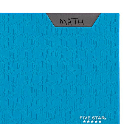 Five Star Folder, 2 Pocket, 8-1/2" x 11" | Plastic | Tidewater Blue | Prong Fasteners | Pack of 2 - color: Tidewater Blue, size: 1 Count (Pack of 2)