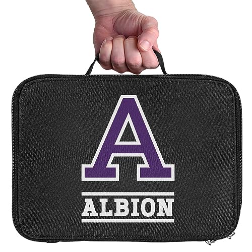 Albion College Primary Logo Lunch Bag For School Office Work, BPA Free - color: Albion College
