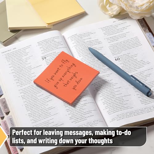 Mr. Pen- Sticky Notes, 3"x3", 12 Pads, 600 Sheets, Retro Colors | Sticky Notes Bulk, Self-Stick Note Pads, Perfect for Office, School, Home, Study & Organization - color: Retro
