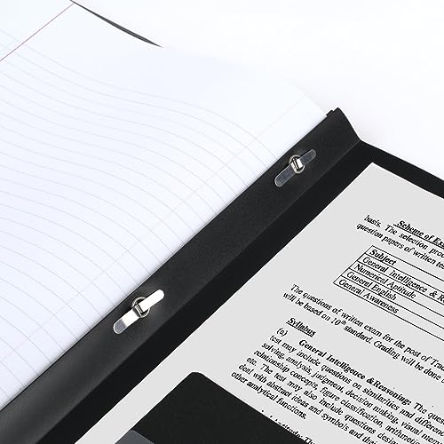 Five Star 2-Pocket Folder, Plastic Folder with Stay-Put Tabs and Prong Fasteners, Holds 8-1/2" x 11" Paper, Black (72113) (Pack of 2) - color: Black, size: 1 Count (Pack of 2)
