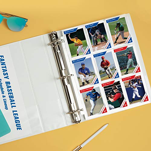 Avery 3 Ring Binder 3 Inch Slant Rings Durable View, White Binder for Home, Office, or School Use, 4 Pack (17030) - size: 3"