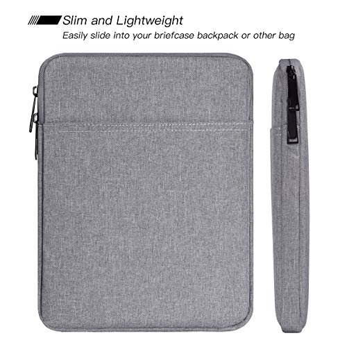 Tablet Sleeve Case for 11" Samsung Galaxy Tab A9+/ Galaxy Tab S6 Lite, iPad Air M4 M3, Pro 11 M5,iPad 9/8/7 10.2 Bag, Light Grey - color: Light Grey, size: 9-11 Inch