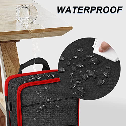 ZINZ Slim & Expandable Laptop Backpack Water Resistant Backpack Travel Backpack Compatible with MacBook Air/Pro/Neo 13-14 inch, XPS 13/14, Surface 13.5" and Most 13-14 Notebooks，B01RD01 - color: B01rd01, size: 13"-14"