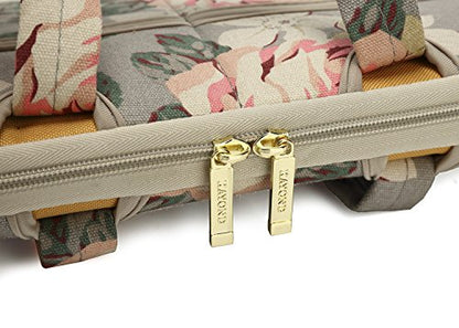 kayond White Rose Patten water resistant Laptop Shoulder Messenger Bag Case Sleeve for 15 Inch 15.6 Inch Laptop,Laptop Briefcase - color: White Rose, size: 15-15.6 Inch