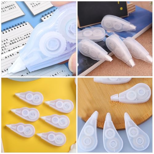 COHEALI 6pcs Correction Tape for School and Office, Easy Application with Ergonomic Shape, Portable Plastic White Instant Corrections Tape Compatible with Writing Instruments