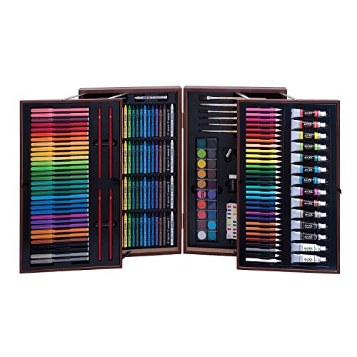 Art 101 Deluxe Art Set, Assorted Colors, 215 Pieces (53215)