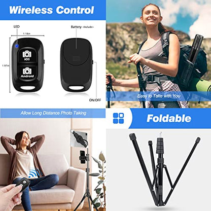 UBeesize 67-in iPad Tripod Stand, 360 Rotating Tablet Mount & Phone Holder, Compatible with 9.9-15.7 Inches Tablets - size: 67-in