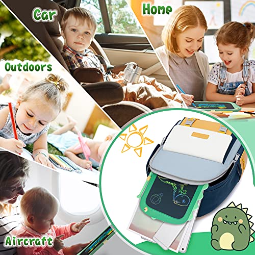 ORSEN 8.5 Inch LCD Doodle Board Tablet Toy - Green Dinosaur Drawing Pad for Kids 2-6 Years Old - Christmas and Birthday Gifts - color: 8.5inch-green