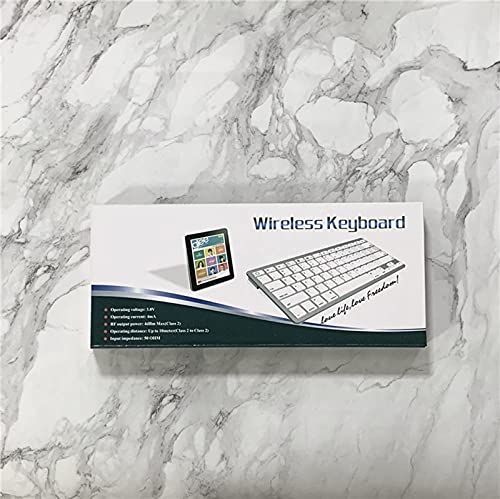 Wireless Portuguese Keyboard, Brazilian Keypad Language Portuguese-Brazil Ultra Thin Lightweight Silent Bluetooth Keyboards for Laptop/PC/Tablet/Desktop/Smart TV (Portuguese) - style: Portuguese