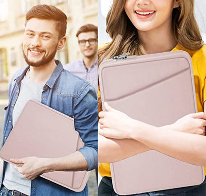 Laptop Case 14 inch, Durable Carrying Sleeve Bag Shockproof Protective Case Cover, Handbags Briefcase Laptop Bag Compatible with 14" MacBook Air/Pro HP Asus Lenovo Notebook Computer, Pink - color: Pink, size: 14 inch