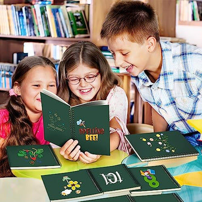 Yahenda 54 Pcs Spiral Notebooks Bulk, A5 8.3 x 5.5 Inch College Ruled Lined Notebooks, 100 Pages Soft Cover Journals for Students Classroom Office Back to School Supplies (Deep Green) - color: Dark Green